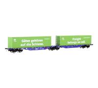 Mehano 28398 Vagone per container ho Sgmrss'90 DB Cargo di Ermewa