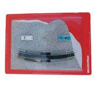 MEHANO TN16 BINARIO CURVO DI ALIMENTAZIONE DAI 2 LATI CON 2 AUTO SCALA N 1/160