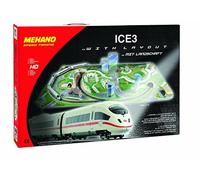 Mehano- Trenino Elettrico ad Alta velocit con Paesaggio e Binari Inclusi, 58514