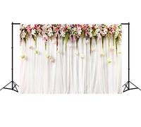 Mehofoto 3D fiore da parete fondale fotografico farfalla legno pavimento sfondo 1,5 x 2,1 m poliestere