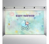 Mehofoto Baby Shower fondale 2,1 x 1,5 m neonato acquerello foto sfondo decorazione di compleanno fotografia sfondo