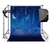 Mehofoto Backdrop Starlight New Moon professionale fotografia sfondo sfondo 1,5 x 2,1 m, banner