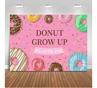 Mehofoto donut Theme fondale 2,1 x 1,5 m Kids Birthday party decorazione foto sfondo Seamless senza grinze studio fotografico Prop