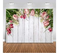 Mehofoto fiore in legno da parete fondale 2,1 x 1,5 m rose vintage legno Fresh leaves photo Backdrop wedding cerimonia decorazione fotografia sfondo