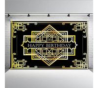 Mehofoto Great Gatsby fondale 2,1 x 1,5 m per il ° compleanno adulto cerimonia sfondo Seamless senza grinze photo video puntelli