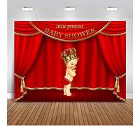Mehofoto - Sfondo per baby shower, 2,1 x 1,5 m, colore: Rosso