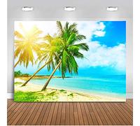 Mehofoto spiaggia tropicale fondale 2,1 x 1,5 m poliestere naturale scene palma costa fotografia sfondo per festa di nozze