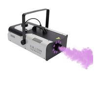 MEHOOSPVN Macchina per nebbia 1500 W, macchina per nebbia pesante, con 9 LED RGB 3 in 1 RGB LED, luci colorate, macchina per nebbia con telecomando wireless e cablato, supporto DMX-512 per DJ