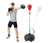 MEHOOSPVN Set di palloni da punching con supporto per allenamento, regolabile in altezza, 120-160 cm, per boxe, sport, adatto per professionisti e principianti, boxe, allenamento boxe, allenamento