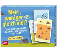 Mehr, weniger oder gleich viel?: Denk- und Legespiele zu Zahlen und Mengen von 1 bis 10