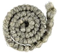 Mehron Crepe Hair Treccia di 30 cm - Light Grey