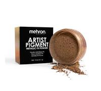 Mehron Make up Artist Pigment - Metallic FX Powder Pigmenti per viso e corpo, ombretto e eyeliner (bronzo)
