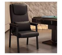 MEHWSAR Sedie da scrivania for Ufficio con Supporto Lombare, sedie ergonomiche con Schienale Alto e Cuscino Imbottito, poltrone in Pelle, sedie Moderne a Vasca for Soggiorno(Black)