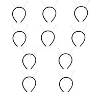 MEIBAOGE 10 cerchietti morbidi per capelli in tinta unita con molla, in tinta unita, morbidi e artigianali