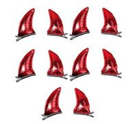 MEIBAOGE 10pcs Devils Skull Wing Hairclip Lolitas scuro Hairpin Creativo Halloween Barrettes per donne alla moda