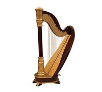 MEIBAOGE Arpa in miniatura modello con custodia per accessori decorativi decorazioni casa strumento musicale modello