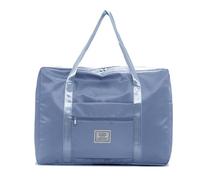 MEIBAOGE Borsa da palestra sportiva alla moda con tracolla grande capacità borsa fitness bagagli bagagli borse per uomini e donne, Blu foschia, grande, Length 21cm