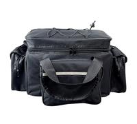 MEIBAOGE Borsa per attrezzatura da pesca di grande capacità borsa da pesca multitasche borsa per il trasporto di attrezzi da pesca borsa a tracolla portatile