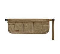 MEIBAOGE Cintura tascabile per attrezzi con fibbia a sgancio rapido, cintura da lavoro per elettricisti, falegnami, organizer per attrezzi per riparazioni, 63 x 23,5 cm, cachi