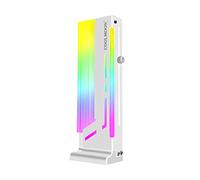 MEIBAOGE Coolmoon CM-GH2 Staffa di Supporto Verticale GPU Staffa Colorata 5V A-RGB Supporto per Scheda Video Grafica per Computer Supporto GPU, Supporto GPU-Bianco