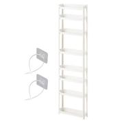 MEIBAOGE Facile da installare mensole sopra la porta del bagno organizer mensola grande capacità rack di stoccaggio per asciugamani e articoli da toeletta