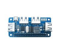 MEIBAOGE ForRaspberry USB Hub scheda di estensione UART Chip Light Expand USB adatto per RaspberryZero/ZeroW/3B/3B+