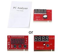 MEIBAOGE New Computer PCI Post Card Scheda Madre LED Test diagnostico a 4 cifre Analizzatore PC, Analizzatore PC-Rosso