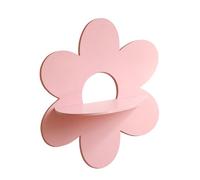 MEIBAOGE Scaffale a forma di fiore in cristallo da parete per decorazione domestica, facile da installare
