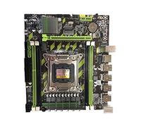MEIBAOGE Scheda Madre X79G M.2 Scheda Madre LGA 2011 DDR3 per CPU in-TEL Xeon E5 Core I7, Scheda Madre Scheda Madre-Nero + Verde