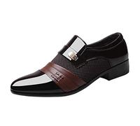 MEIbax Scarpa Pelle Uomo Oxfords Derby Scarpa A Punta Città Elegante Scarpe Da Nozze Qualità Superiore Classica Moda Commerciale per Lavoro Formale