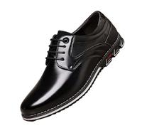 MEIbax Scarpe da uomo Derby Oxfords Scarpa Pelle Elegante Scarpe Da Tempo Libero Lacci Low Dressing Classico Vintage Casual Commerciale Moda per Ufficio Formale