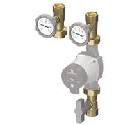 Meibes Circontrol C + R 1" - Kit di arresto e ritorno pompa con dispositivo di ritorno, M61127.1