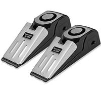 Meichoon Confezione da 2 Fermaporta con Allarme 120db Forte Antifurto Portatile a Prova di Vento per Casa, Hotel, Sicurezza Protezione Personale, Strumenti di Sicurezza