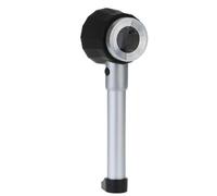 Meichoon Lente Ingrandimento Metallo Palmare,Lente 10x Con Luce a LED in Scala,Lente D'ingrandimento per Tessuti Stampa Tessuto Gioielli Antichi Curio Identificazione Autenticare,UC13
