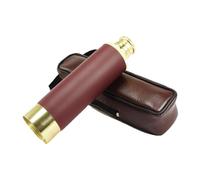 Meichoon Mini binocolo monoculare retrattile ingrandimento 25x scintillante visione notturna palmare barile in alluminio gioco pirata con borsa di immagazzinaggio Viewing
