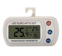 Meichoon Termometro Digitale Ad Alta Precisione Per Frigorifero,Congelatore,Impermeabile,Grande Schermo,Allarme Elettronico Per Frigorifero,Memoria Massima e Minima,UD04