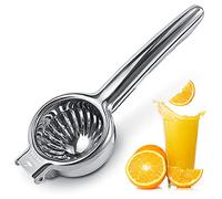 Meidong Spremiagrumi manuale in acciaio inox 304, per spremere limone e lime, verdure (medio)