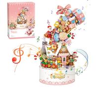 MEIEST Falls - Set di carillon rotante, motivo floreale, collezione botanica con luce, decorazione per la casa (Christmas)