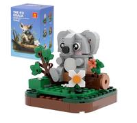 MEIEST Mini set di mattoni animali,Terra animale a tema Collezione Costruzione Mattoni Giocattolo,Decorazioni per la Casa Carino (Koala)