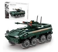 MEIEST Set di mattoni da costruzione per veicoli militari, modello corazzato, set altamente dettagliato per appassionati militari, ragazzi e adulti (VPK-7829 BUMERANG)