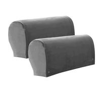 MEIFULLE 2 Pezzi Copribraccioli Elastici per divani, copridivano sfoderabili, Elastici, Solidi, per braccioli di divani