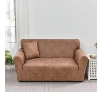 MEIFULLE Copridivano Tinta Unita, antisporco e Antiscivolo, copridivano Singolo e Doppio Tutto compreso in Finta Pelle Bovina Antiscivolo