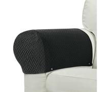 MEIFULLE Set di copridivano e Poltrona in Jacquard 2 Pezzi, copribraccioli Elastici in Spandex antisporco per la Protezione e la Decorazione del Divano del Soggiorno di casa