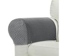 MEIFULLE Set di copridivano e Poltrona in Jacquard 2 Pezzi, copribraccioli Elastici in Spandex antisporco per la Protezione e la Decorazione del Divano del Soggiorno di casa