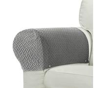 MEIFULLE Set di copridivano e Poltrona in Jacquard 2 Pezzi, copribraccioli Elastici in Spandex antisporco per la Protezione e la Decorazione del Divano del Soggiorno di casa