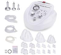 Meifuly Set di terapia di coppettazione sottovuoto con 30 tazze e 3 pompe, aspirazione regolabile e 6 modalità macchine di terapia del vuoto