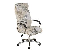 Meigeh Coprisedia da ufficio elasticizzato Coprisedia da computer rotante Copri sedia girevole da ufficio schienale alto stampata