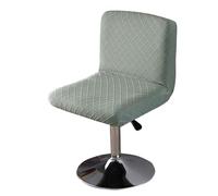 Meigeh Coprisedia Elasticizzati con Schienale Basso Coprisedia dello Sgabello da Bar Coprisedia da Pranzo Cucina Pisello Verde 4 Pezzi