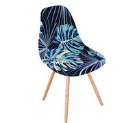 Meigeh Coprisedie Scandinavo 4/6 Pezzi Coprisedie Sala da Pranzo Elasticizzato Fodere per Sala da Pranzo Cucina Coprisedia con Schienale Stampata