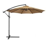 Meihkkud Ombrello da Esterno Resistente, 8 Stecche rinforzate, inclinazione Regolabile, Base a Croce Compatibile con ponderazione for stabilità, for Cortile e terrazza(2m(6.5ft))